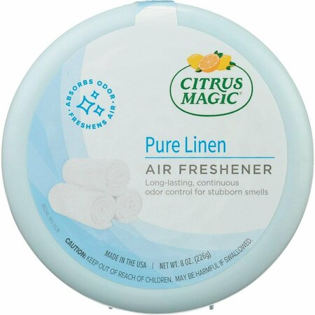 CITRUS MAGIC 8 Oz. Pure Linen Solid Air Freshener 616471671